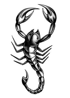 Tribal Scorpion Tattoo