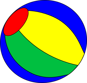 Large beach ball clipart - Clipartix