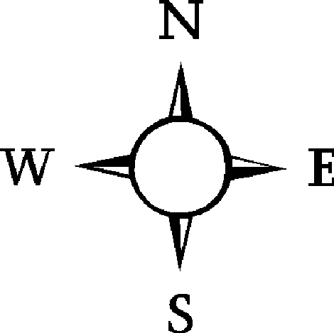 Compass clipart map
