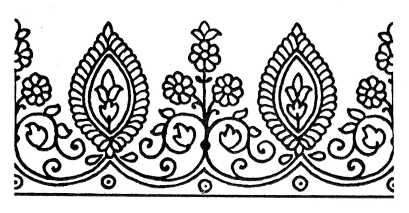 Border design line art