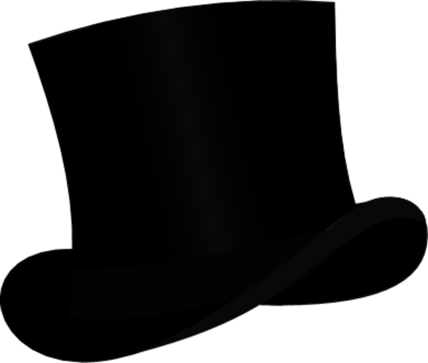 top hat - vector Clip Art