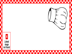 Cooking Checkerboard Border Clip Art - vector clip ...