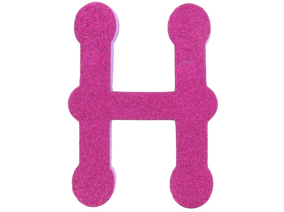 5" EVA Foam Glitter Letter - H | Shop Hobby Lobby - ClipArt Best ...