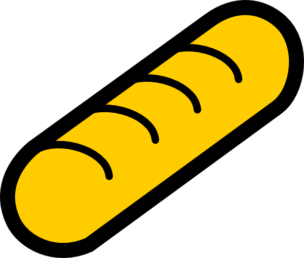 Bakery Baguette clip art Free Vector / 4Vector