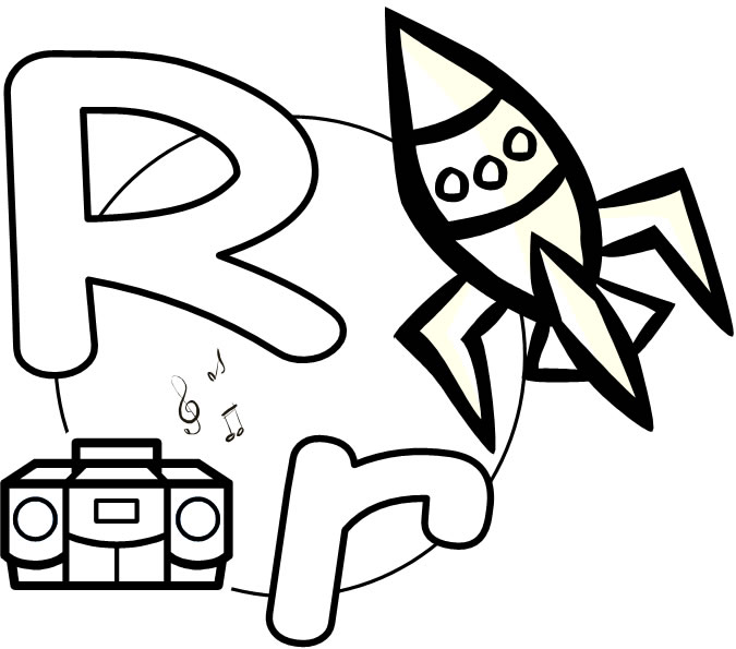 Free Printable Alphabet - the letter R | What2Learn
