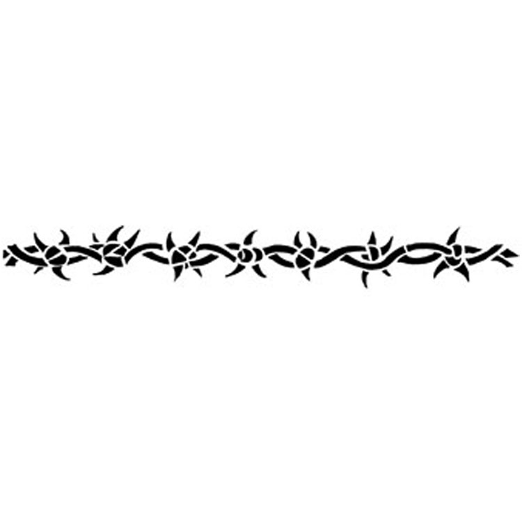 Stencil Barbed Wire Airbrush Costume - Costume Accessories