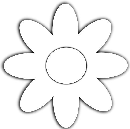 Daisy Flower 5 Black White Line Art Scalable Vector Graphics SVG ...