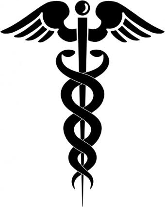 Caduceus clip art vector, free vectors