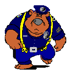 police officer, traffic cop and emergency services gif animations
