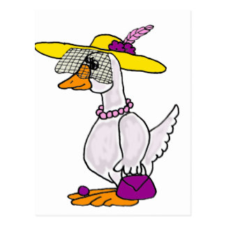 Goose Cartoon Postcards | Zazzle