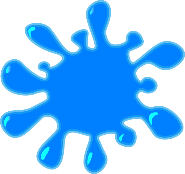 Water splashing clipart png
