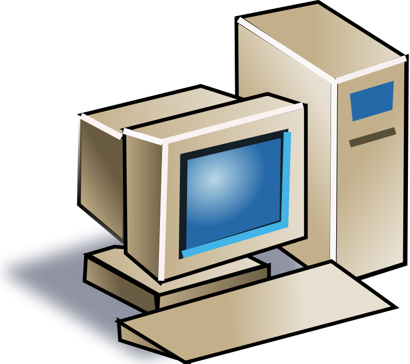 Desktop pc clipart free