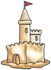 Sand Castle Clipart