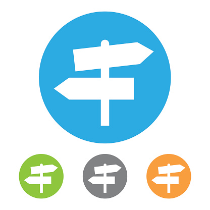 Crossroads Sign Clip Art, Vector Images & Illustrations