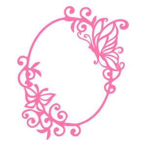 Silhouette Design Store - View Design #135647: butterfly swirl ...