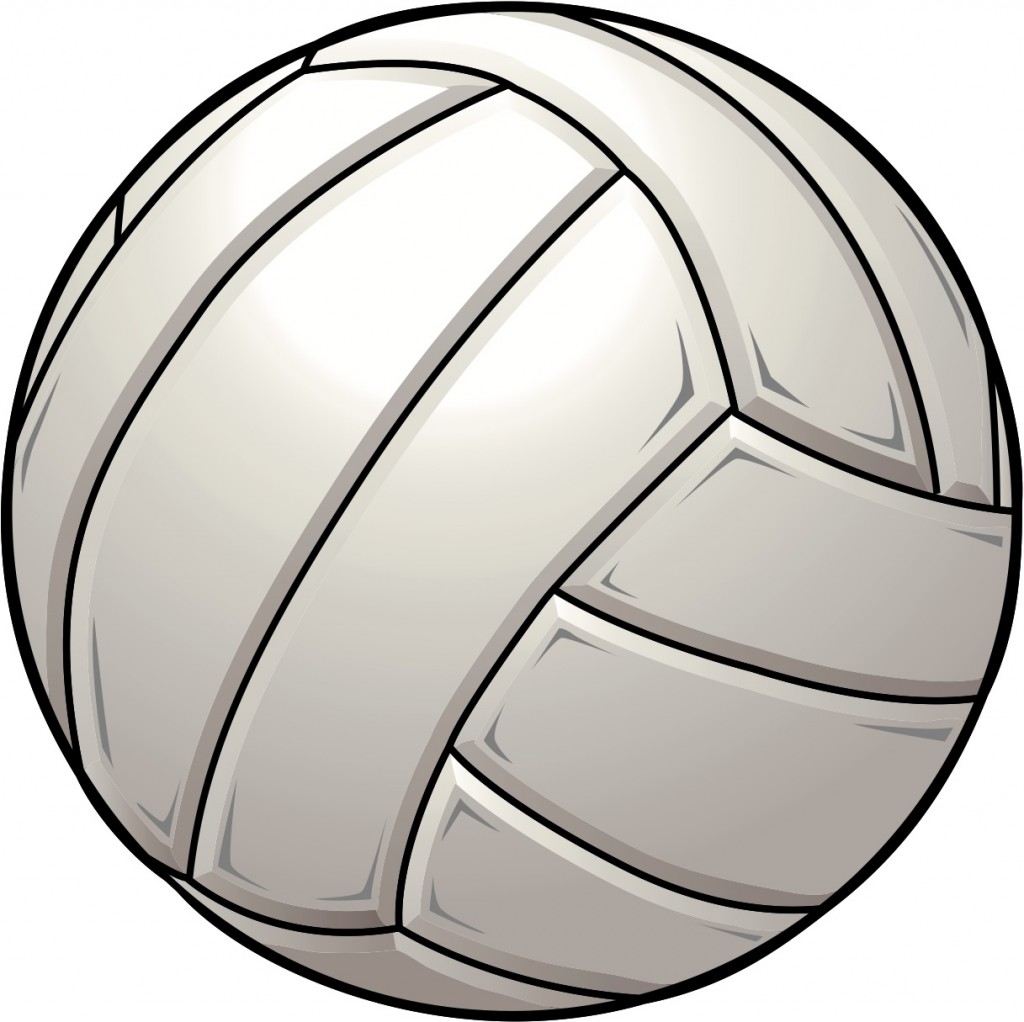 picture of a volleyball black - Vergilis Clipart