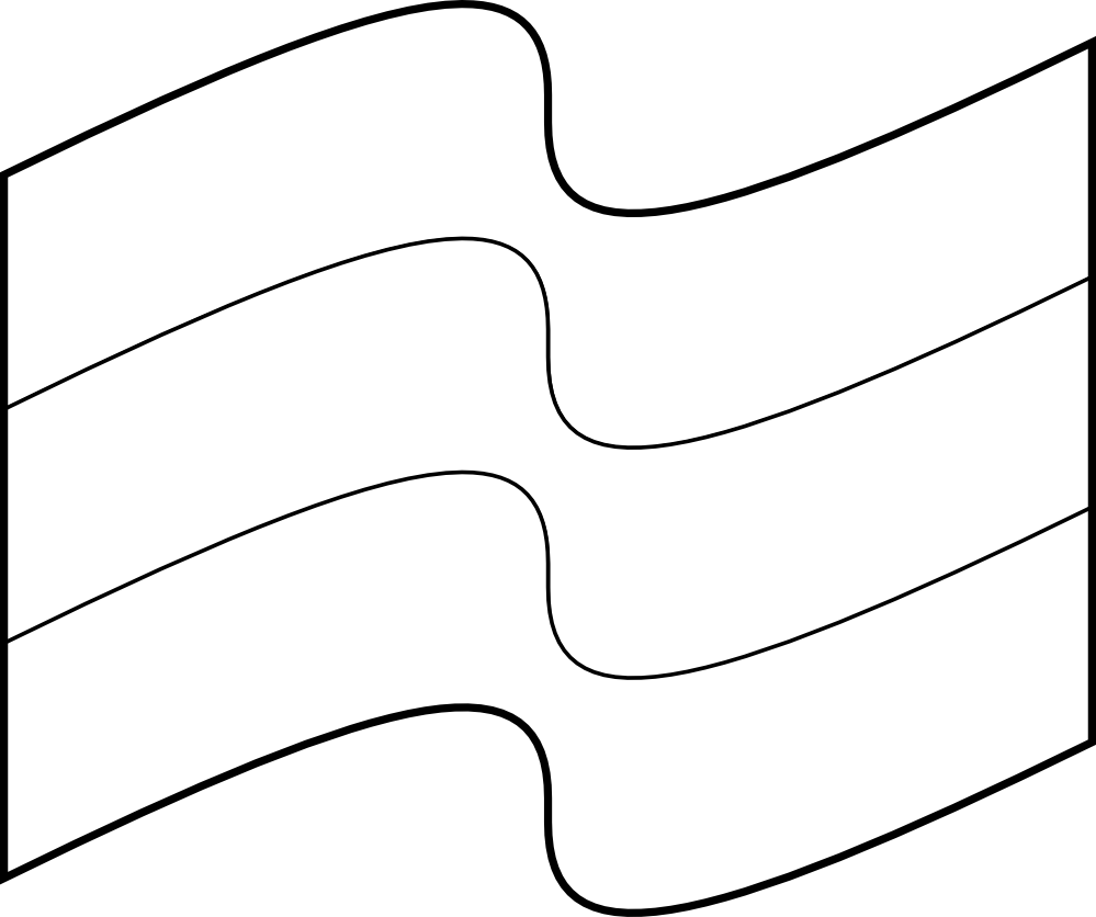 Waving a white flag clipart