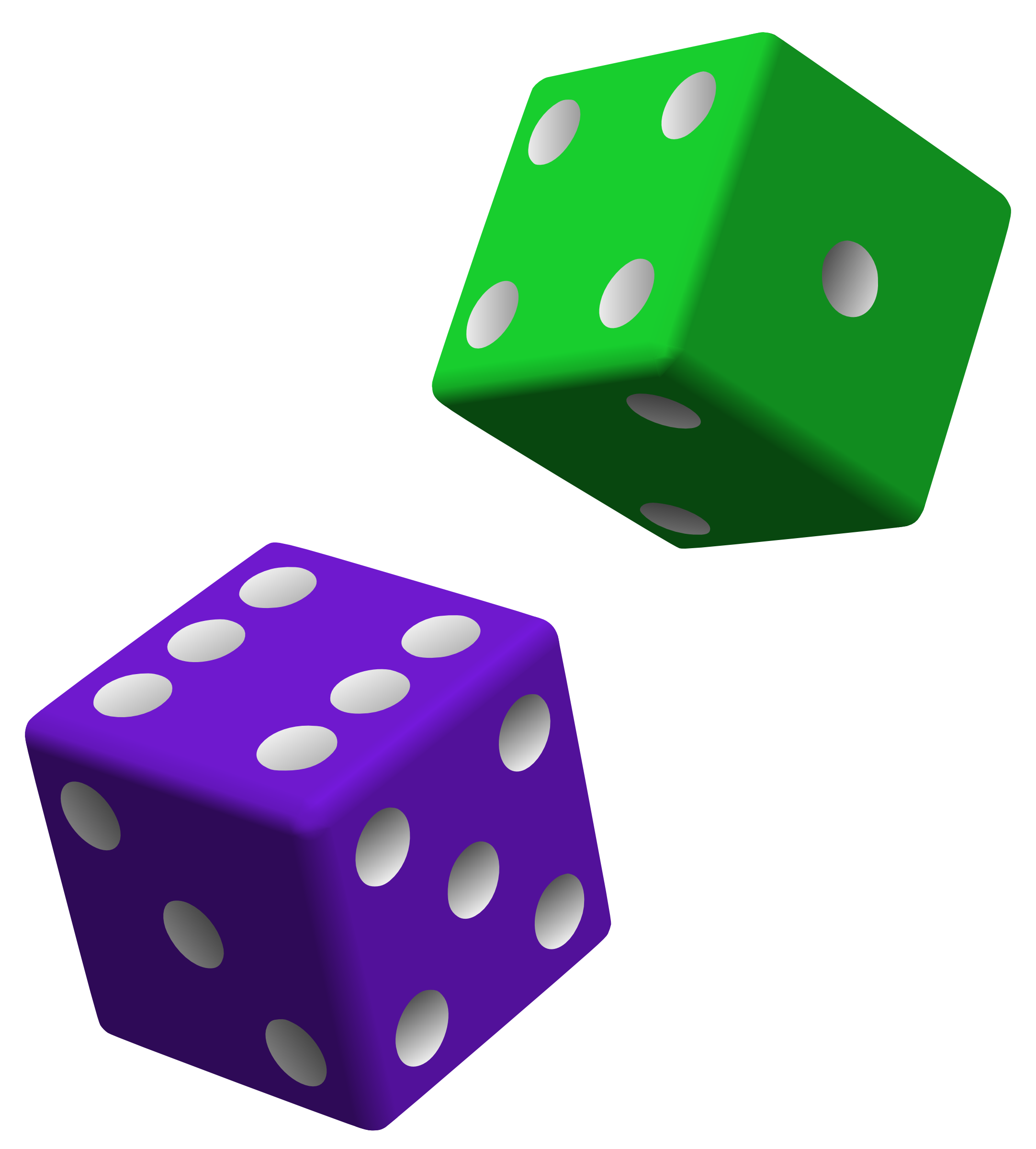 Bunco Dice Clipart