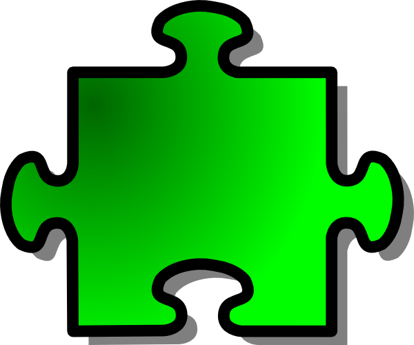 Puzzle Template 4 Pieces. piece jigsaw puzzle template clipart ...
