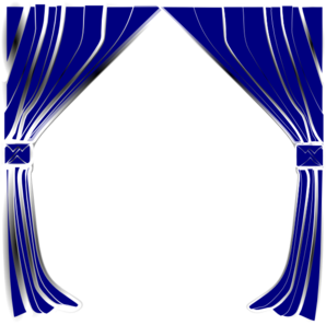 Stage curtains clipart