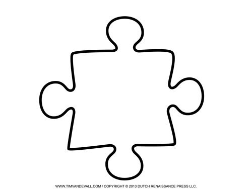 Puzzle Piece Template | Puzzle Of ...