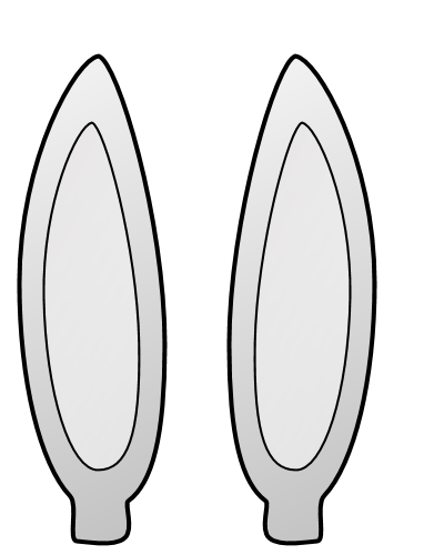 Bunny ear clipart