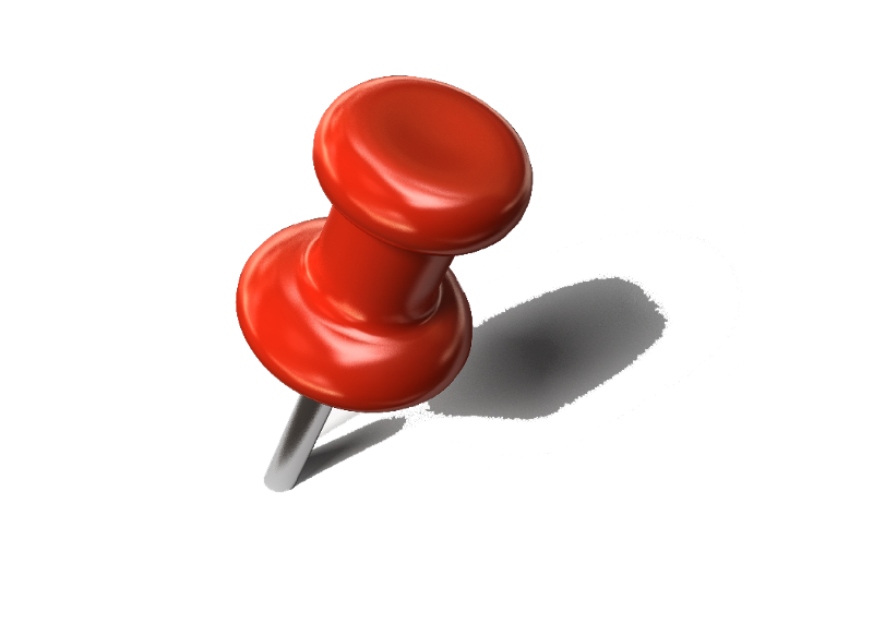 14 Push Pin Icon.png Transparent Background Images - Push Pin Clip ...