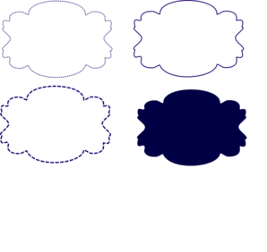 Label Shapes Clipart