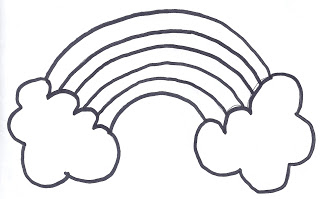 Rainbow Outline To Color - ClipArt Best