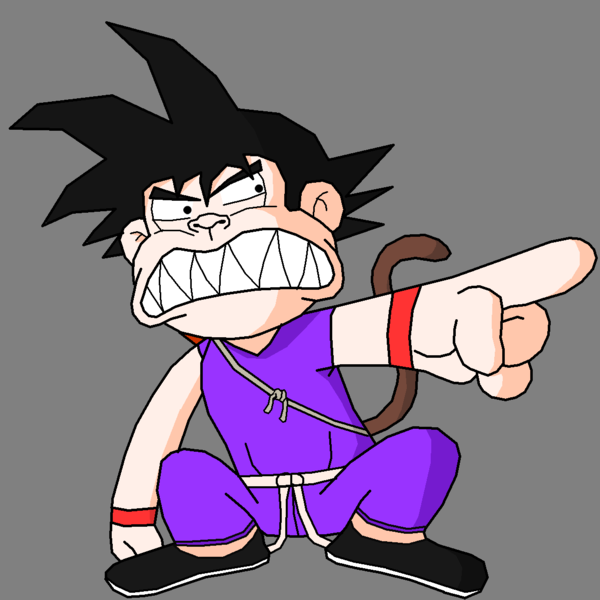 Evil Monkey Goku by dbzataricommunity on DeviantArt