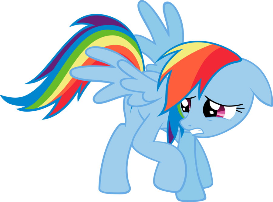 Rainbow Dash Pose Work by elegantmisreader on DeviantArt