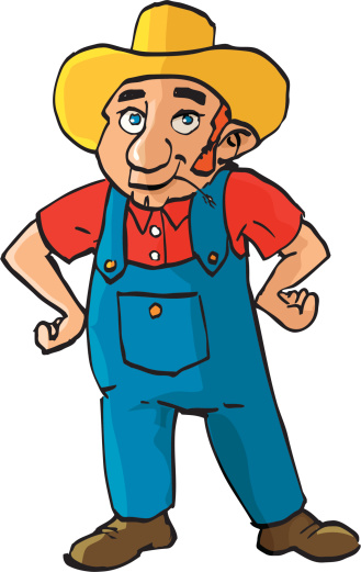 Redneck Overalls Clip Art Clip Art, Vector Images & Illustrations ...