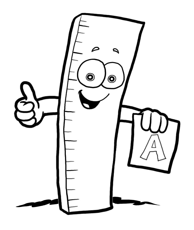 A ruler clipart
