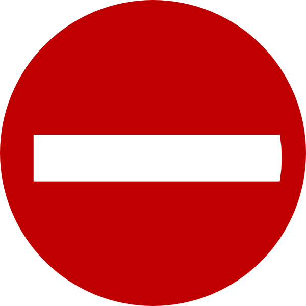 Do Not Enter Clip Art - vector clip art online ...
