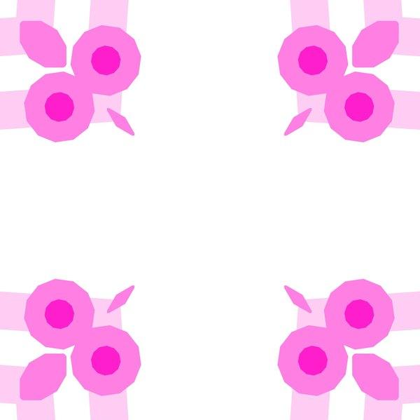 68+ Pink Flower Borders Clip Art