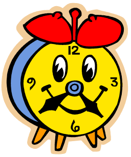 Animated clock clipart