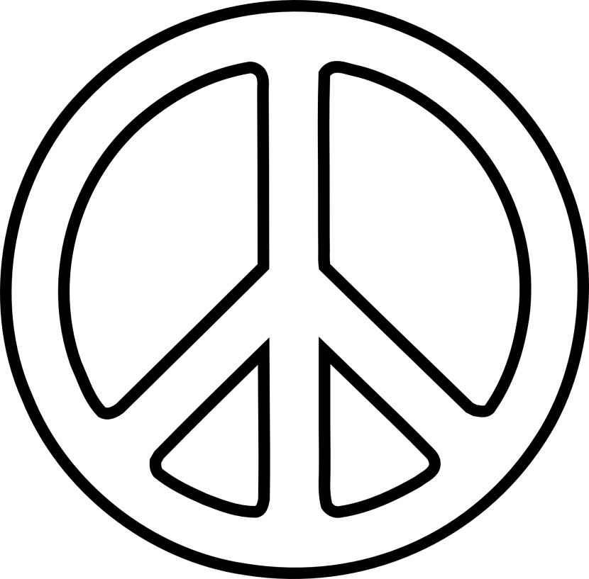 Clipart peace sign