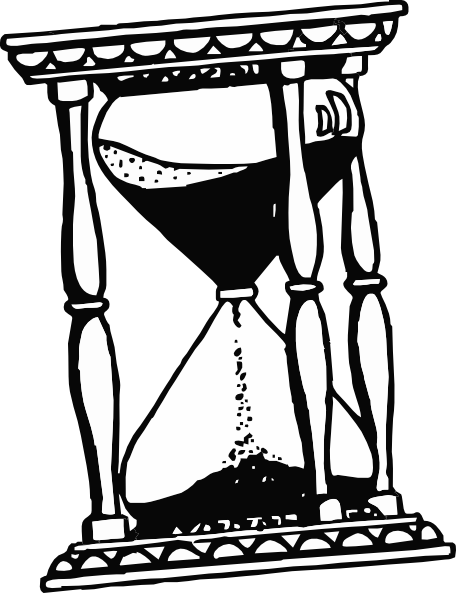 Sand clock clipart