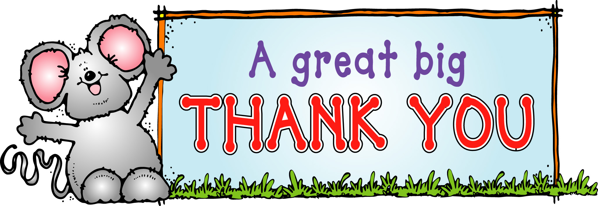Free funny thank you clipart