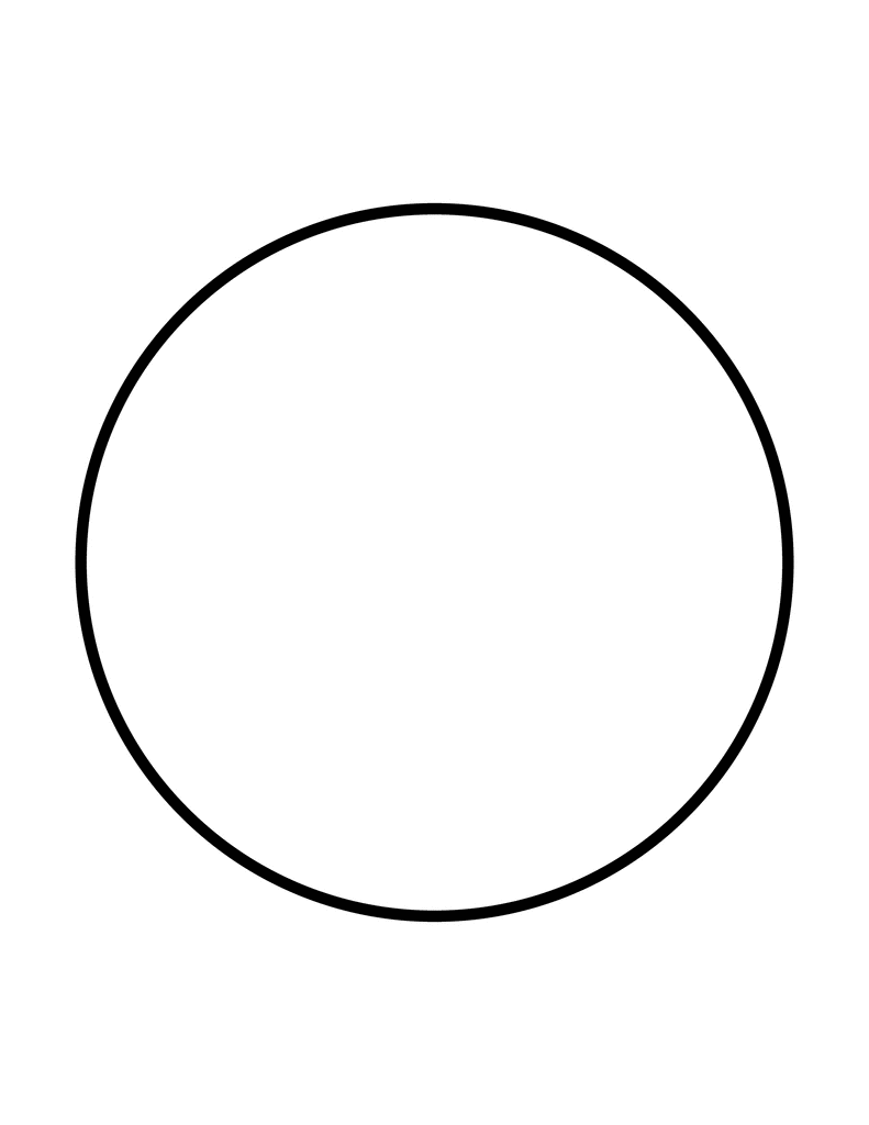 Circle Clip Art With Dot Border - Free Clipart Images