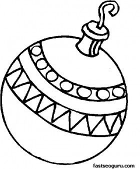 Christmas Tree Coloring Page ...