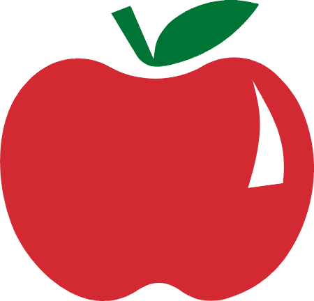 Apple shape clipart