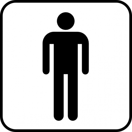 Mens Room clip art vector, free vector images