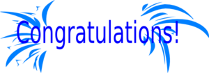Congratulations clip art - vector clip art online, royalty free ...