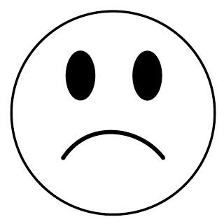 Sad Faces Colouring Pages