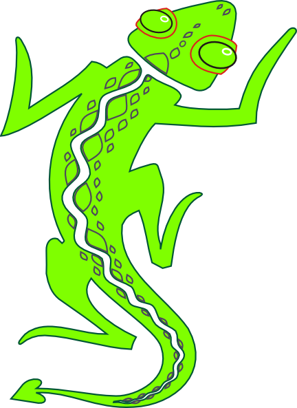 Gecko clip art - vector clip art online, royalty free & public domain