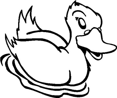 Duck Line Drawing - ClipArt Best