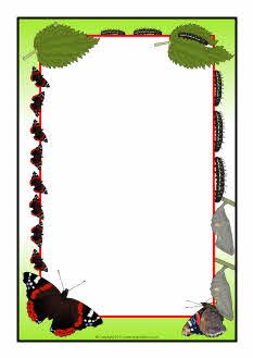 Frog life cycle A4 page borders | Bugs & Minibeasts Free Teaching Res…