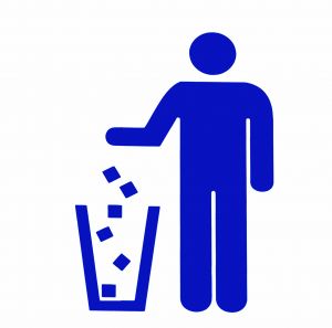 Garbage - Street Sign - Stock Photo - stock.