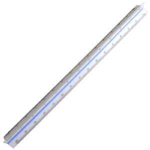 Amico Metric 12" Plastic Triangular Scale Ruler 1:100 ...
